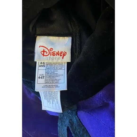 Disney Store Vintage Maleficent/Dragon Plush Costume KIds 4-6T Great Condition! - Picture 8 of 10
